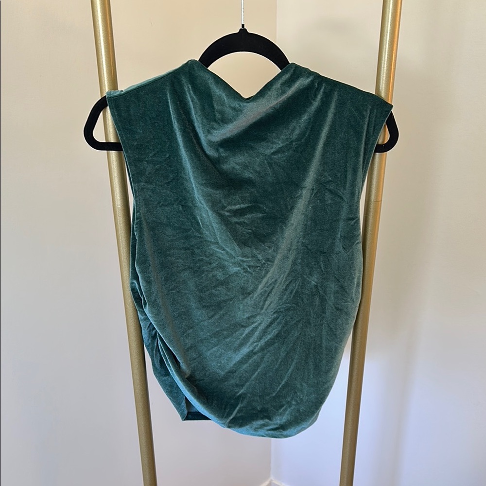 a new day Teal Sleeveless Blouse